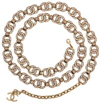 RARE crystal BELT/ pendant.