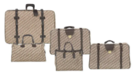 3-Piece Vintage Travel Set