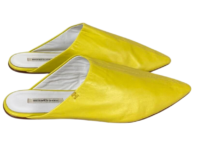 Pair of Yellow Leather Babouches