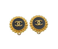 Vintage Double CC Ear Clips