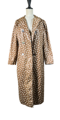 Polka Dot Cotton Overcoat
