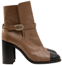 Mattelassé ankle boots