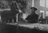 The Boxwood Carver, Vintage gelatin silver print
