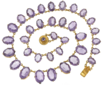 Edwardian amethyst necklace